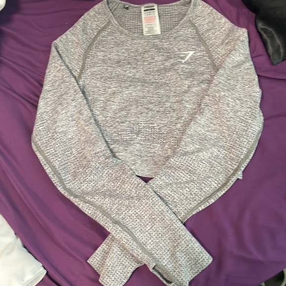 SOLD! 💖2 for $40 | Gymshark Vital Seamless 2.0 Long Sleeve Crop Top - Picture 7 of 9